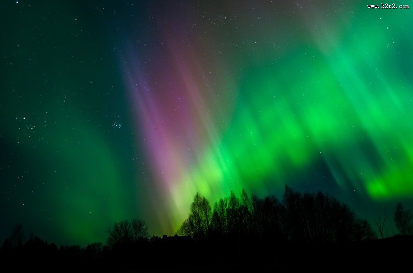 唯美的极光图片大全