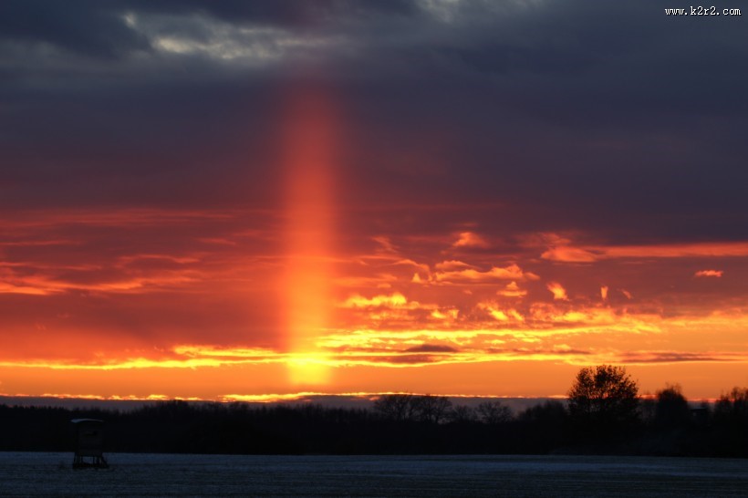 傍晚的天空图片