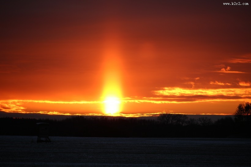 傍晚的天空图片