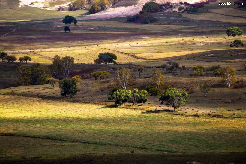 金秋坝上草原风光图片