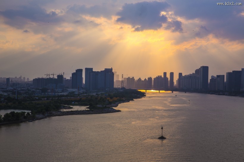 唯美的日落图片