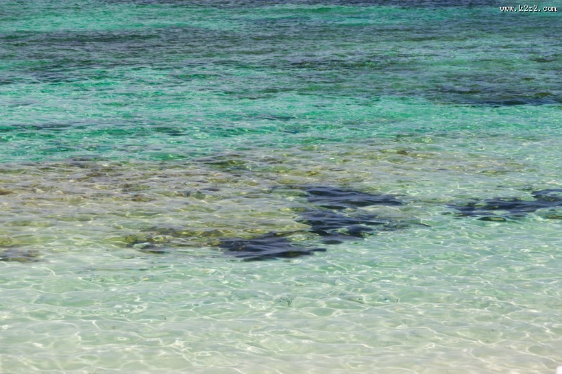 清澈的海水图片