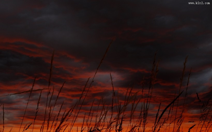 风暴之前的天空图片