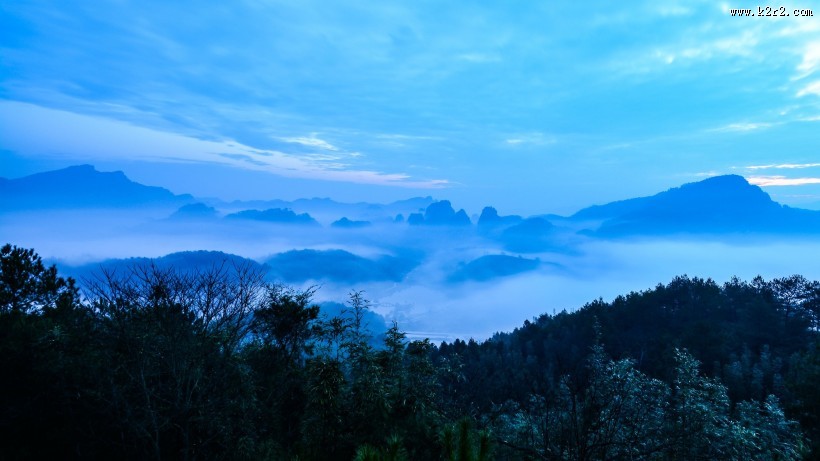 日出朝霞风景图片