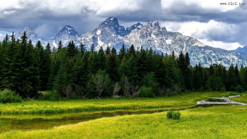 唯美山峰自然风景图片