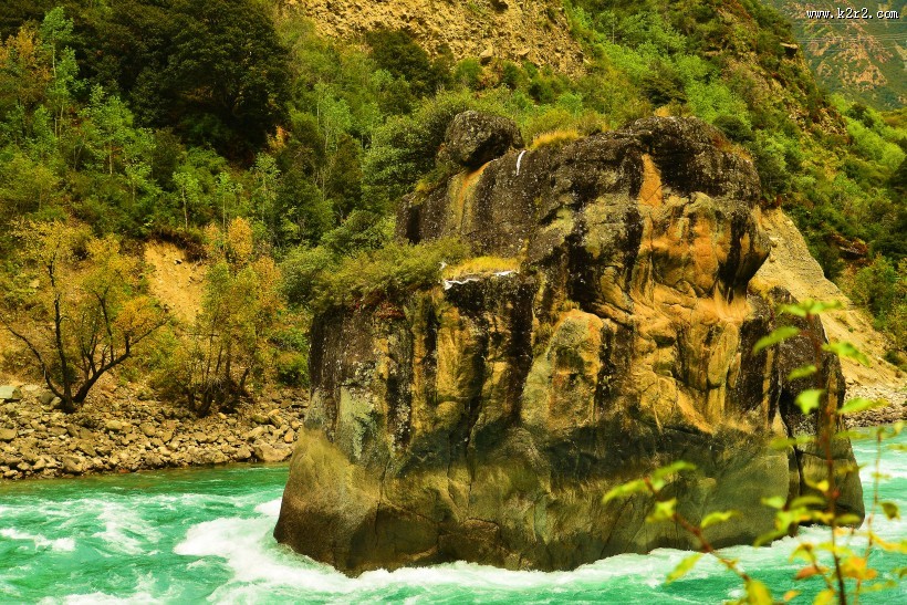 尼洋河风光图片