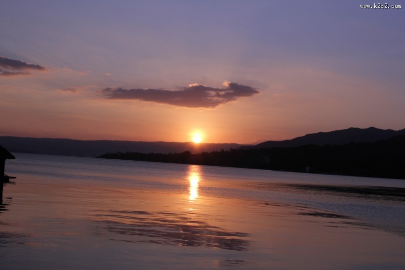 美丽的落日风景图片