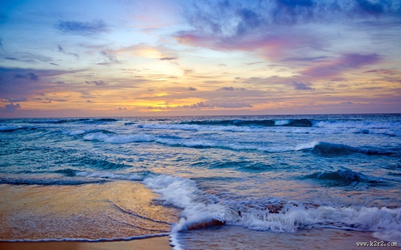 蓝色的大海图片