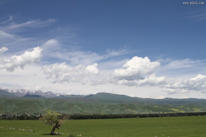 那拉提草原风光图片