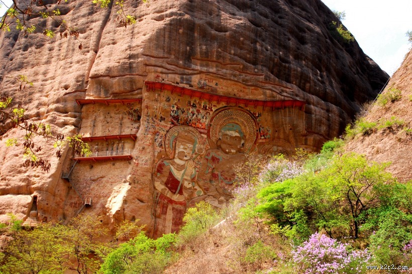 甘肃武山水帘洞风光图片