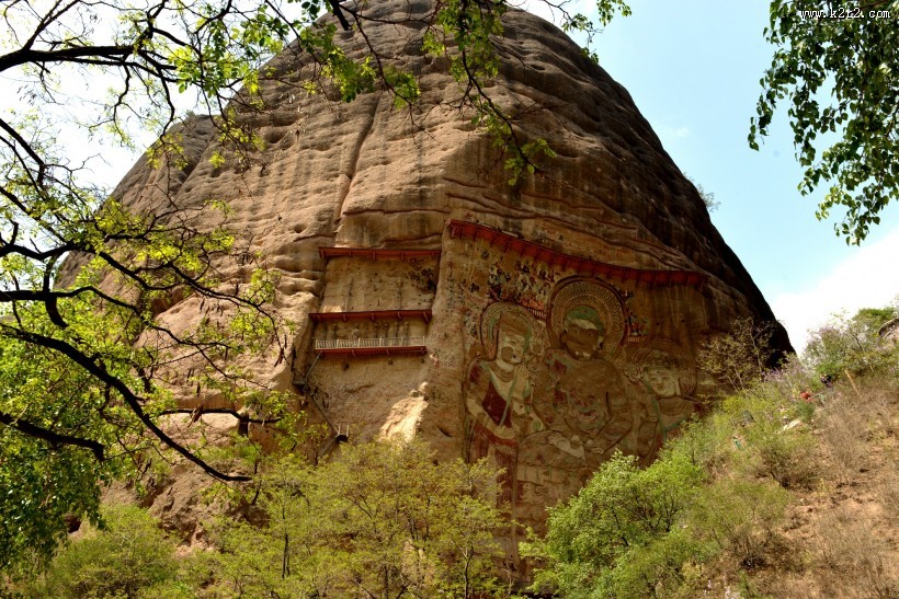 甘肃武山水帘洞风光图片