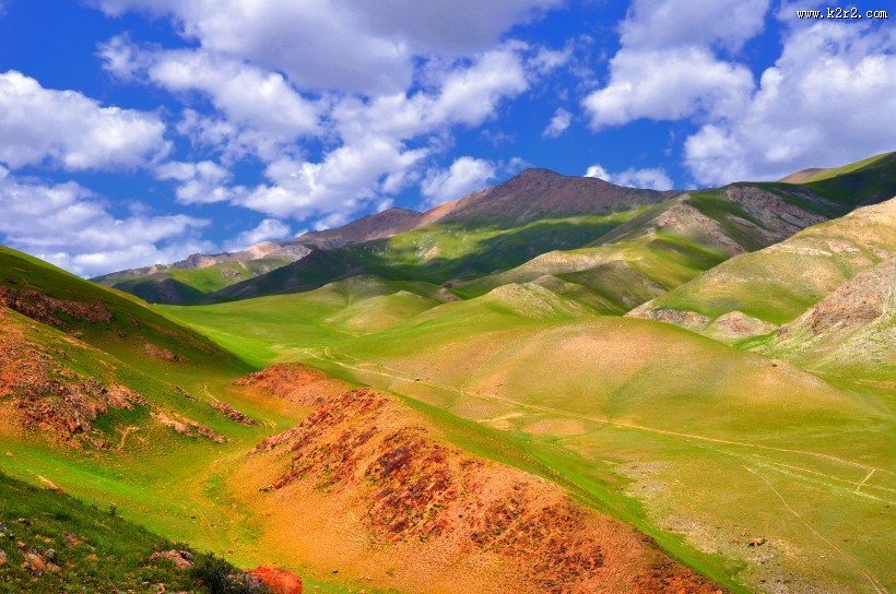 鄂克托赛河谷风光图片