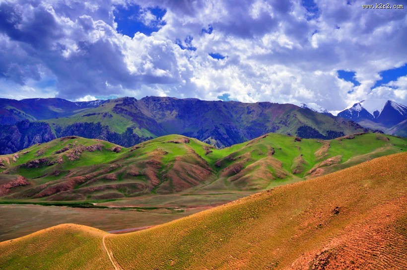 鄂克托赛河谷风光图片