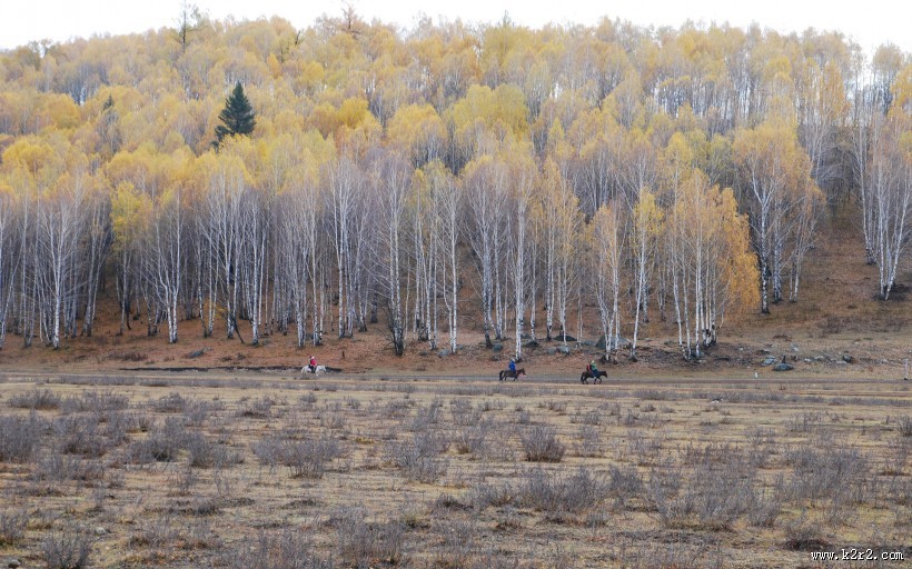 新疆深秋风光图片
