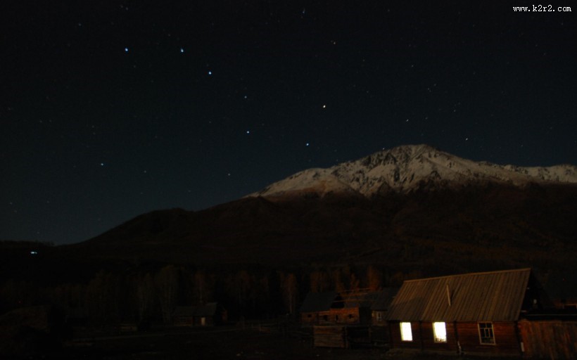 新疆深秋风光图片