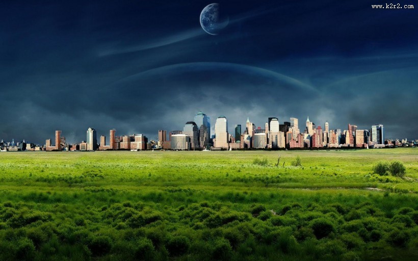 唯美月亮风景图片