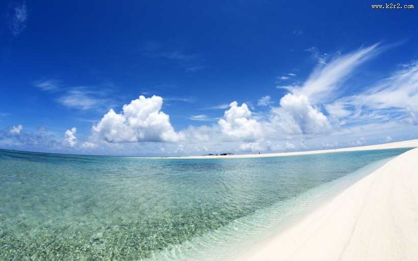 蓝色的海洋图片