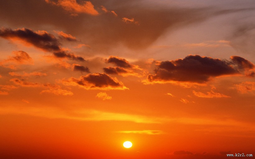 唯美的落日图片大全