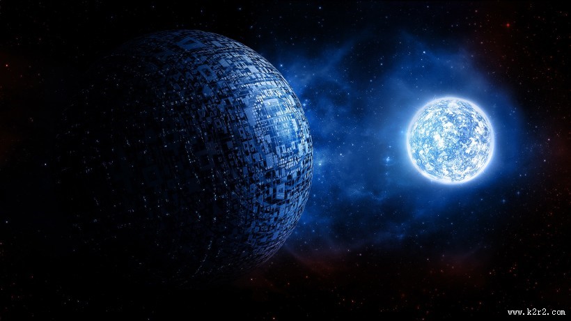 星空中的月亮和宇宙中的月球图片