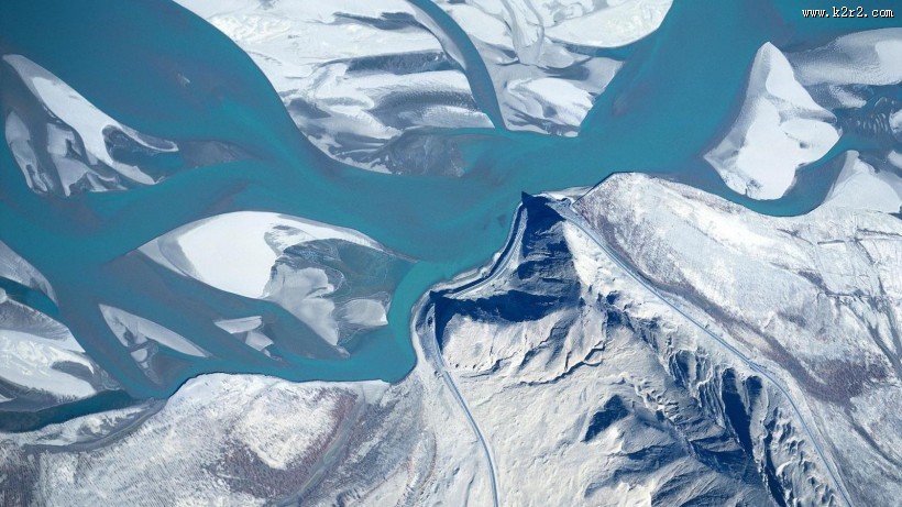 壮阔的山河风光图片