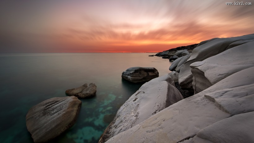 海边斜阳风景图片大全