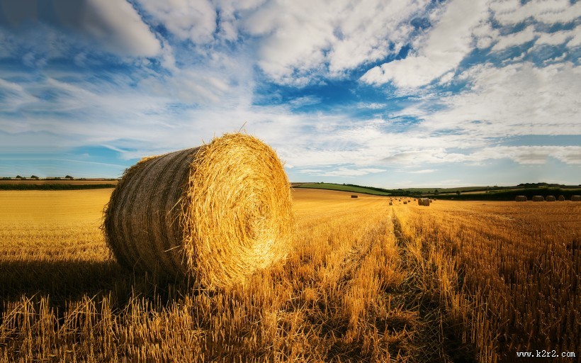 草垛子风光图片