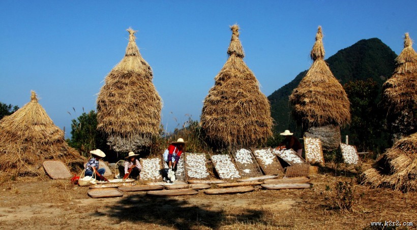 草垛子风光图片