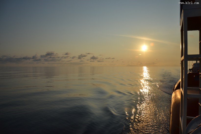印度洋落日风景图片