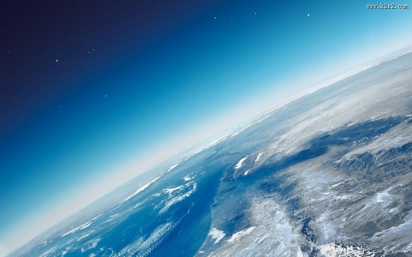 蓝色基调星空图片