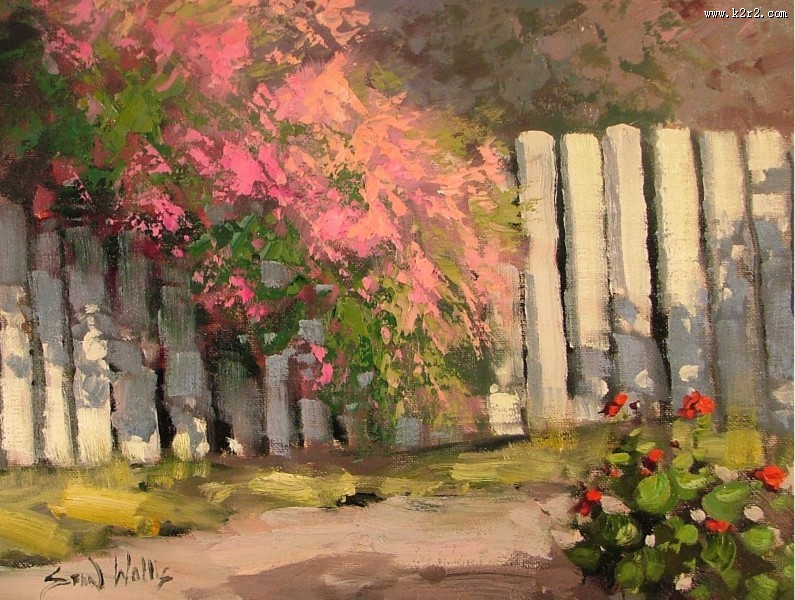 记忆中的栅栏图片