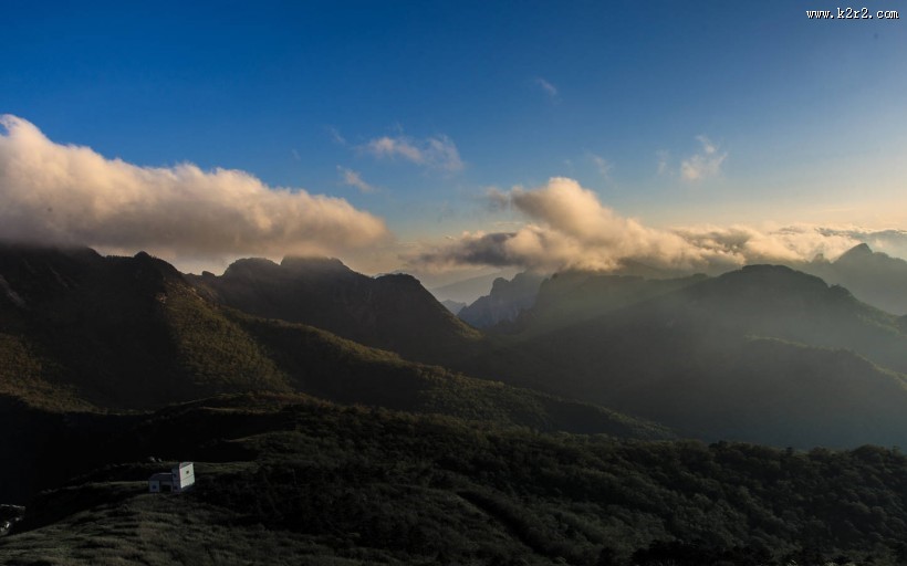 秦岭春天风景图片