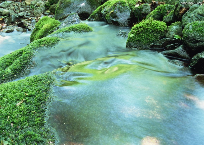 河水水流图片