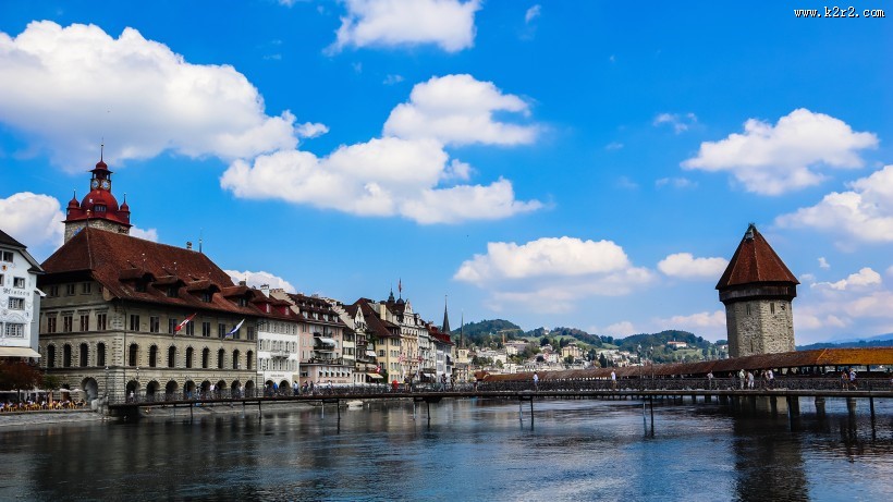 瑞士卢塞恩城市风景图片