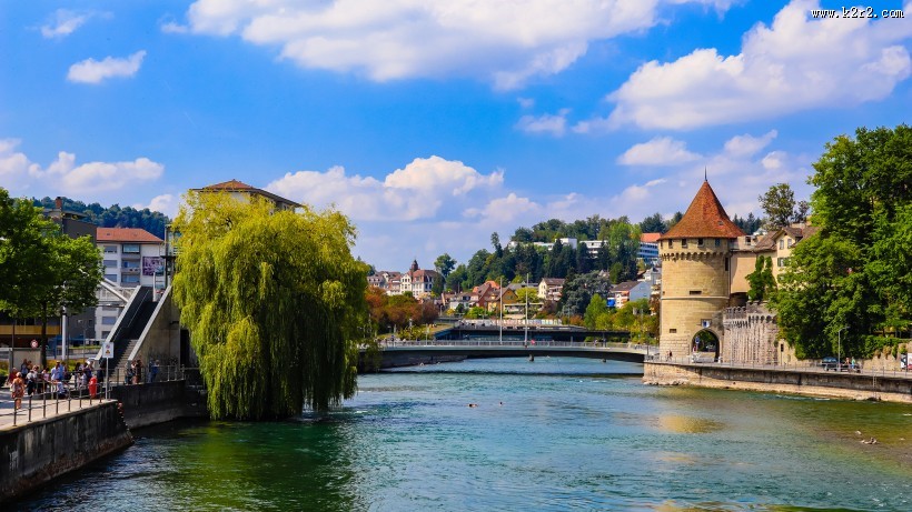 瑞士卢塞恩城市风景图片