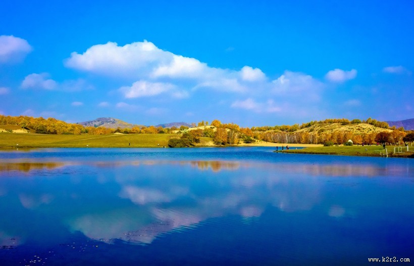 内蒙古乌兰布统公主湖自然风景图片