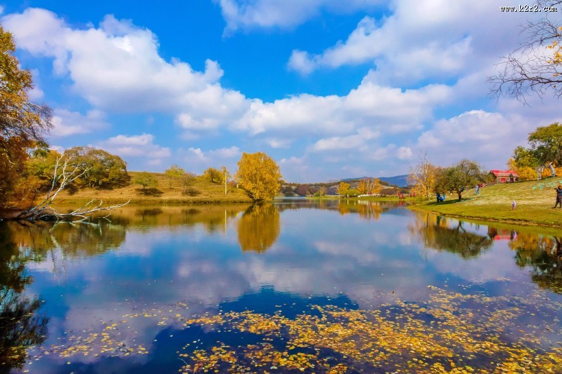 内蒙古乌兰布统公主湖自然风景图片