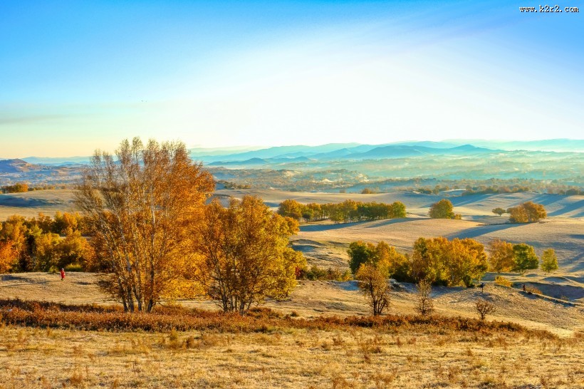 内蒙古乌兰布统敖包吐自然风景图片