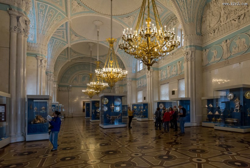 俄罗斯冬宫博物馆建筑风景图片