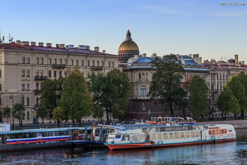 俄罗斯圣彼得堡城市风景图片