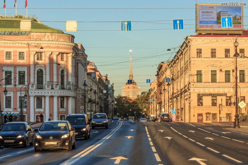 俄罗斯圣彼得堡城市风景图片