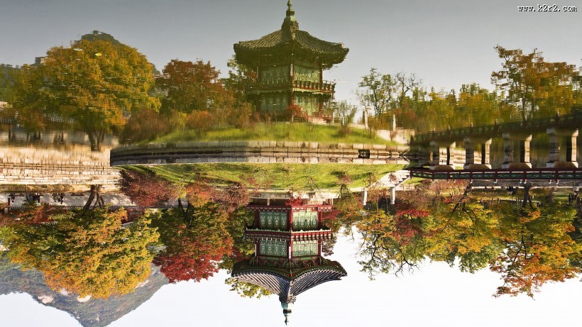 韩国景福宫人文风景图片大全