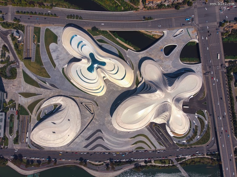 湖南长沙梅溪湖大剧场建筑风景图片