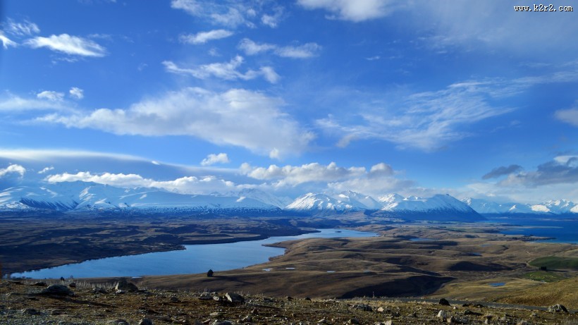 新西兰南岛自然风景图片
