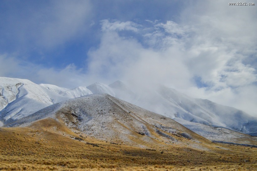 新西兰南岛自然风景图片