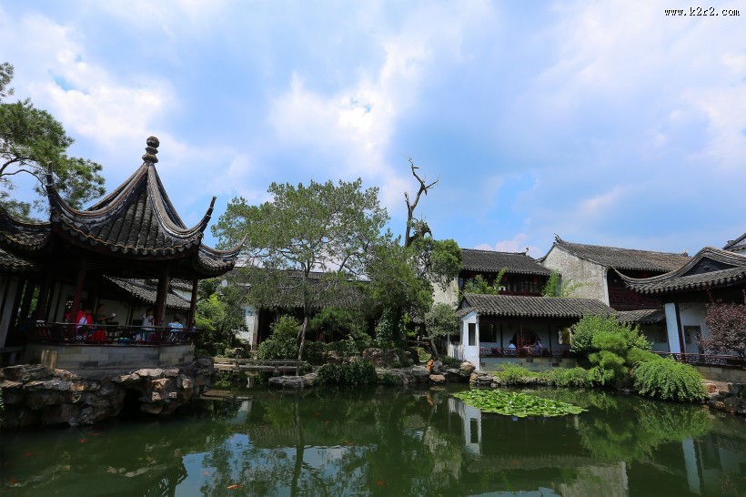 苏州园林网师园人文风景图片