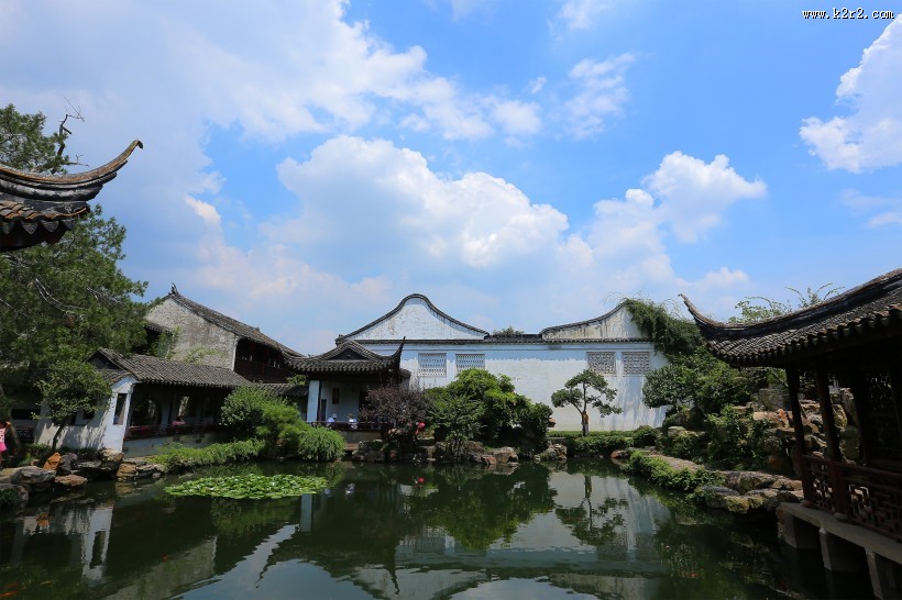苏州园林网师园人文风景图片