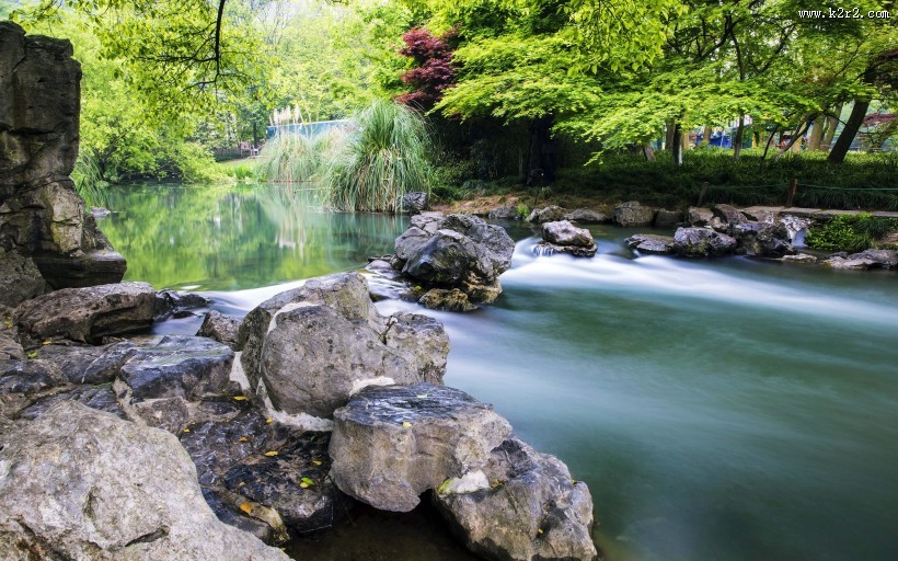 杭州西湖九溪十八涧自然风景图片