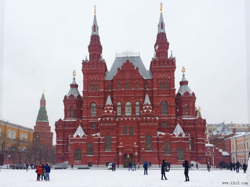 俄罗斯莫斯科红场建筑风景图片