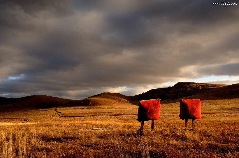 唯美内蒙古坝上草原秋季风景图片