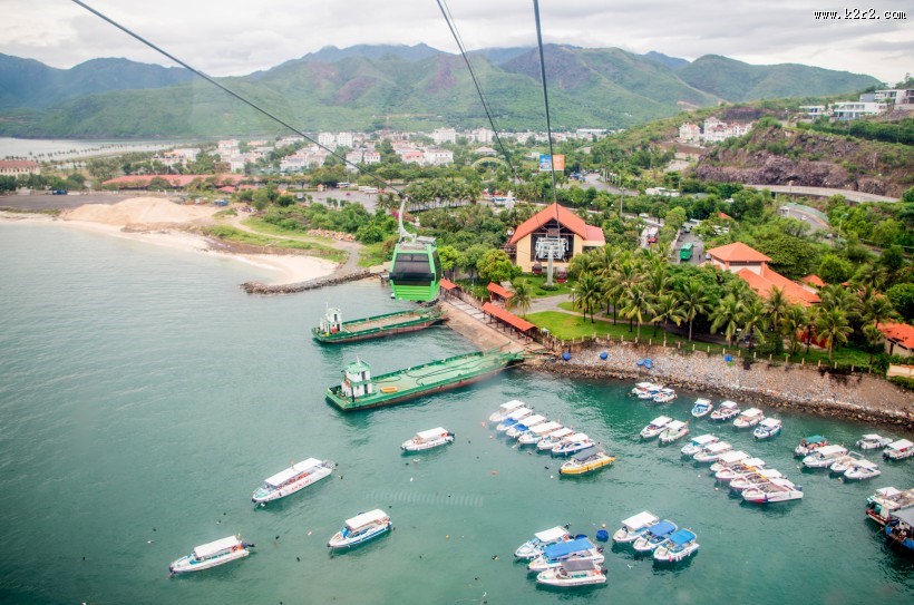 越南芽庄珍珠岛风景图片